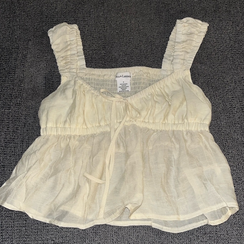Cream top